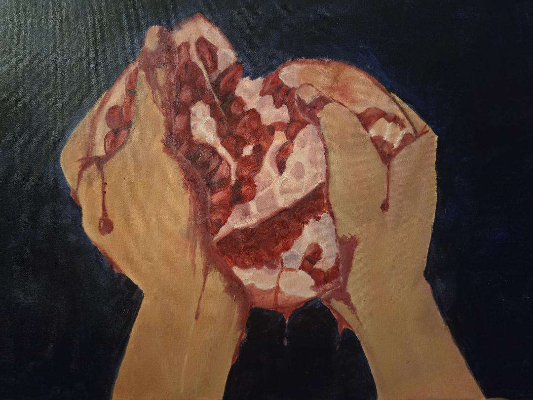 pomegranate painting